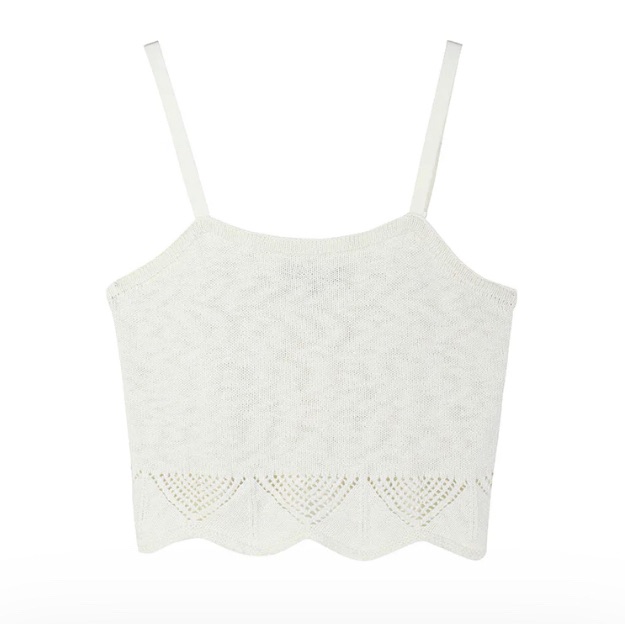 New Frye Crochet Hem Tank. Xl